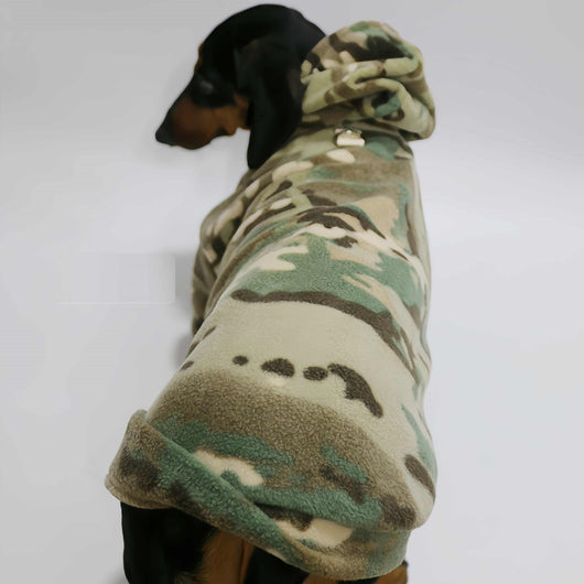 Sudadera con Capucha Acolchada de Terciopelo Reversible para Mascotas - Image 11