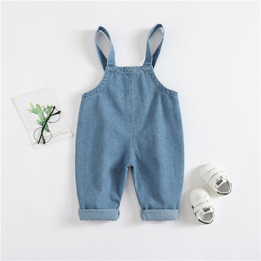 Pantalones de Mezclilla con Tirantes para Niños y Niñas - Image 6