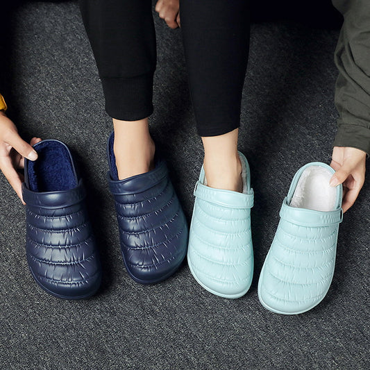 Zapatos de Algodón con Suela EVA Impermeable y Antideslizante