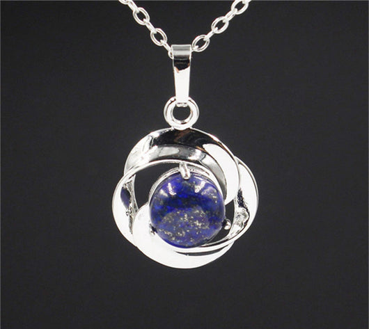 Collar Colgante de Flor en Cristal Natural - Image 24