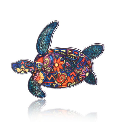 Broche Vintage de Acrílico Retro