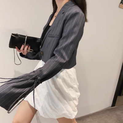 Camisa de Manga Corta para Traje Gris - Image 2