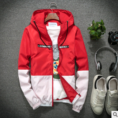 Chaqueta Delgada Impermeable con Capucha para Hombre - Abrigo Versátil Primavera Otoño - Image 8