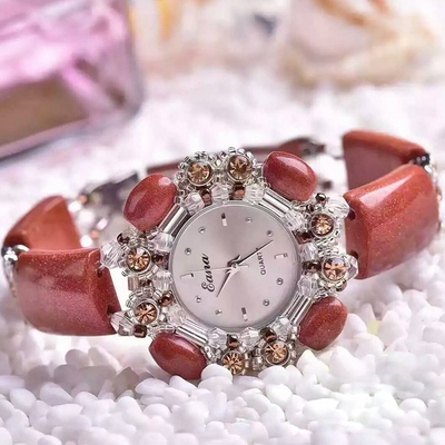 Reloj Pulsera de Piedra Arenisca Dorada - Image 16
