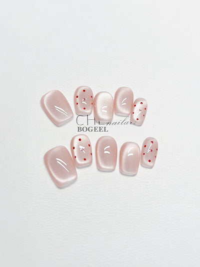 Uñas Postizas con Fototerapia Blancas Suaves - Image 3