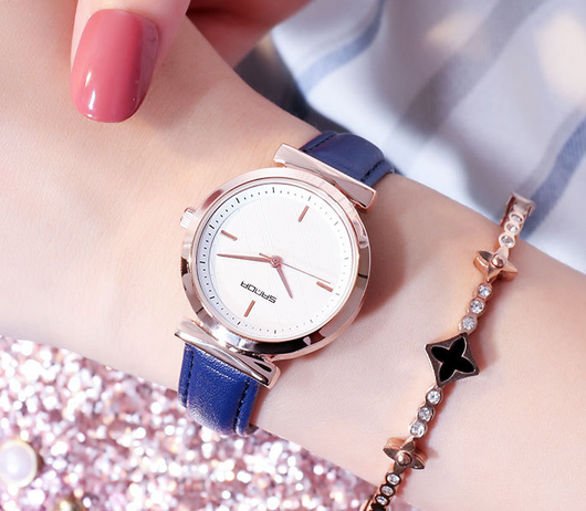Reloj para Niña Estilo Retro Coreano con Escala de Tendencias, Resistente al Agua y Movimiento de Cuarzo - Image 4