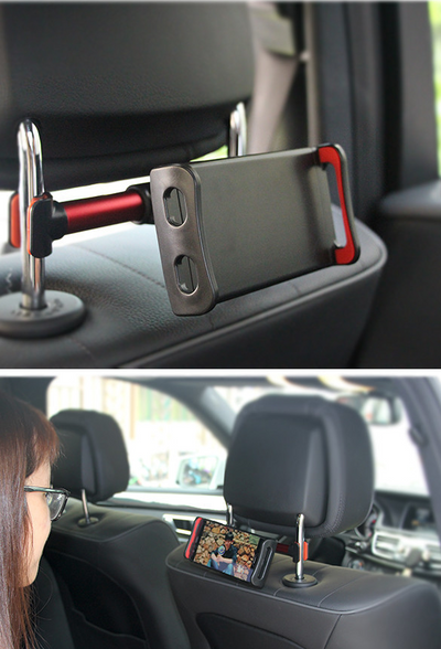 Soporte de Aluminio para Celular en Reposacabezas del Auto - Navegación sin Obstrucciones - Image 6