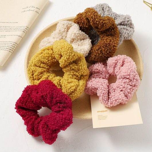 Coletero de Lana Peluda para Otoño e Invierno - Accesorio Coreano Elegante - Image 3