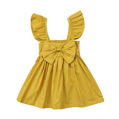 Vestido con Mangas Volantes y Lazo - Image 4