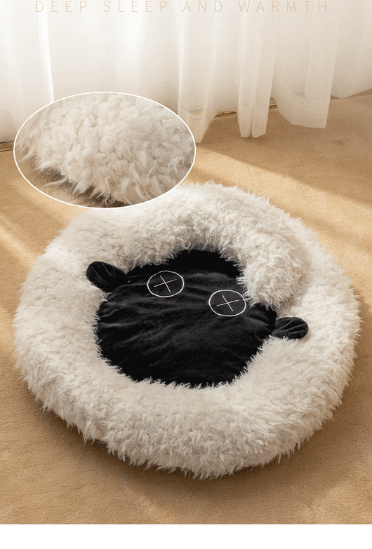 Cama Redonda Térmica para Gatos - Lana Cálida Invierno - Image 11