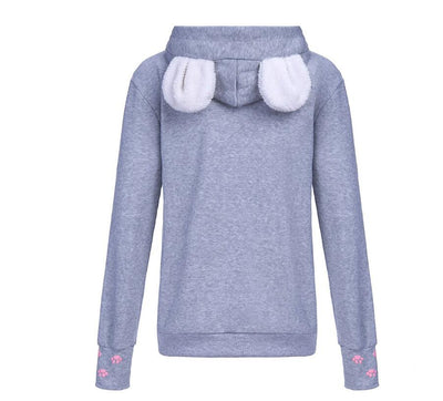 Sudaderas con Capucha para Mujer Fashion Cat - Image 4