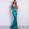 Vestido de Noche Espalda Descubierta Cuello V Mujer