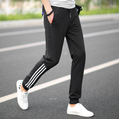 Pantalones de Chándal de Algodón para Hombre - Ajuste Slim con Puños Elásticos