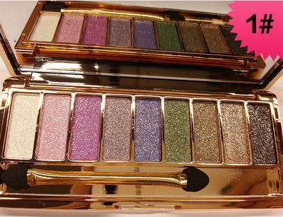 Paleta de Sombras Winnie 9 Colores con Brillo Diamante - Maquillaje Profesional - Image 6