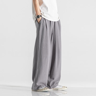 Pantalones Anchos de Lino y Algodón para Tallas Grandes - Cómodos y Transpirables - Image 5