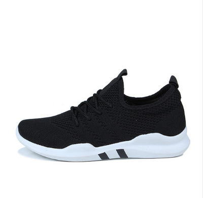 Zapatillas Deportivas Tejidas Coreanas Transpirables para Hombre - Image 9