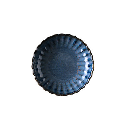 Juego de Vajilla Cerámica Artesanal Crisantemo con Esmalte Flambeado - Image 6