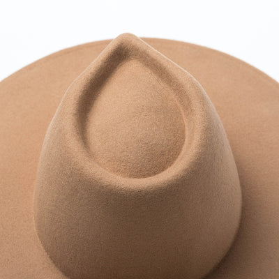 Sombrero Jazz de Ala Ancha con Diseño Cóncavo Moderno - Image 3