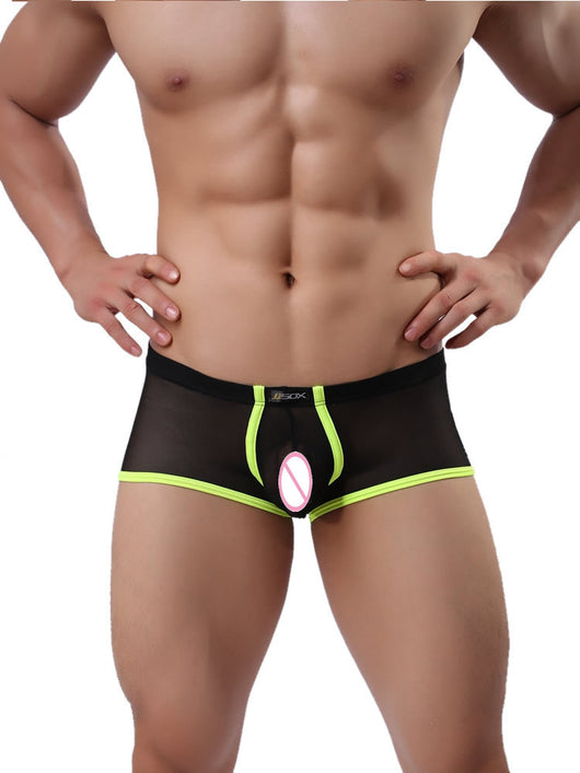 Bóxer Masculino de Malla con Soporte U-Convexo - Image 2
