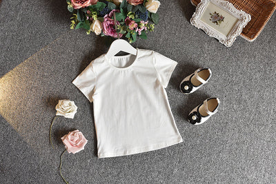 Conjunto Infantil: Blusa Manga Corta con Falda Tirantes - Image 20