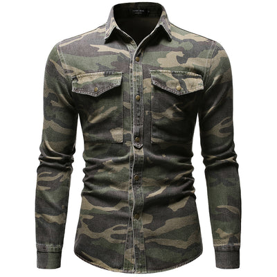 Camisa de Manga Larga Camuflaje para Hombre - Image 4