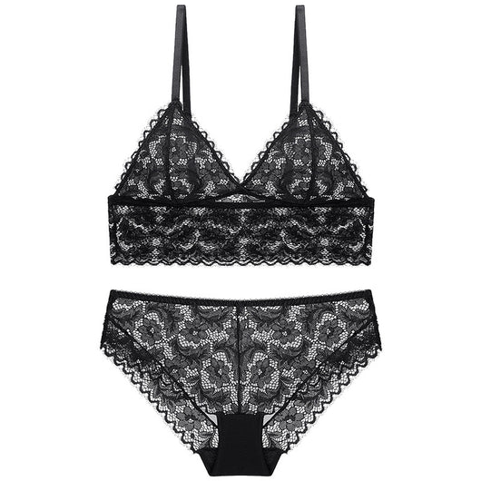 Conjunto de Brasier de Encaje sin Varillas para Mujer - Image 14