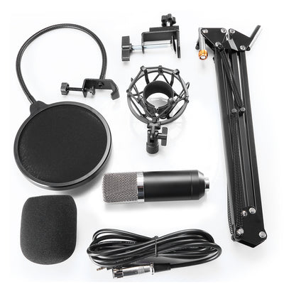 Kit Micrófono Profesional NW70 con Pantalla Anti-Viento y Soporte Ajustable - Image 6