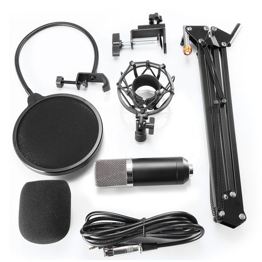 Kit Micrófono Profesional NW70 con Pantalla Anti-Viento y Soporte Ajustable - Image 6