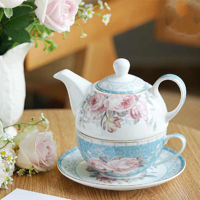 Juego de Tetera Cerámica Británica para Té Artesanal - Image 4