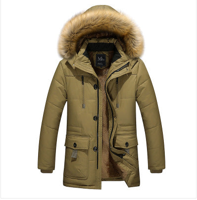 Chaqueta de Algodón Grueso para Hombre Talla Media