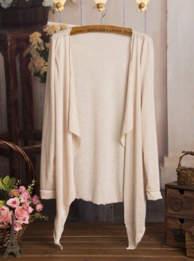 Cardigan Transparente Protección Solar Coreano - Blusa Ligera Playa Mujer - Image 16