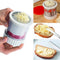 Rallador Compacto de Acero Inoxidable para Queso y Alimentos Infantiles