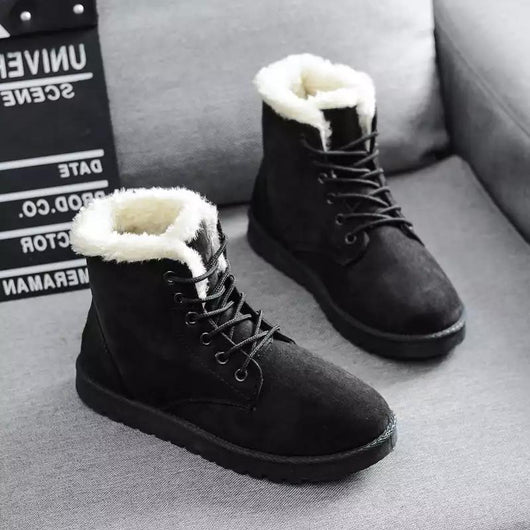 Botas de Nieve con Tubo Corto y Forro de Terciopelo - Image 6