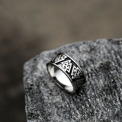 Anillo de Acero Inoxidable Vintage para Hombre - Image 2