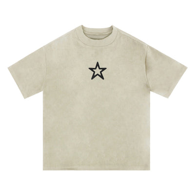 Playera Hombre Estampado Estrella de Cinco Puntas - Image 7