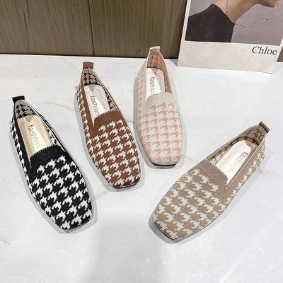 Zapatos Planos Coreanos de Punta Cuadrada para Primavera