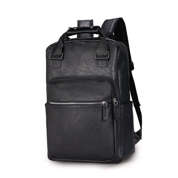 Mochila de Viaje Ejecutiva de Cuero PU con Gran Capacidad - Image 3
