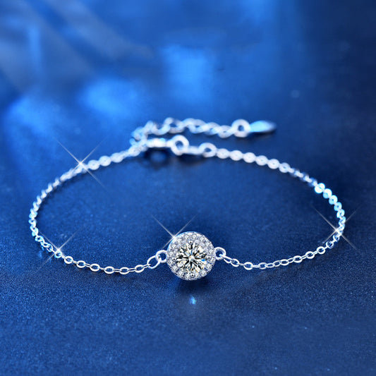 Pulsera de Plata Esterlina con Moissanita para Mujer - Image 2