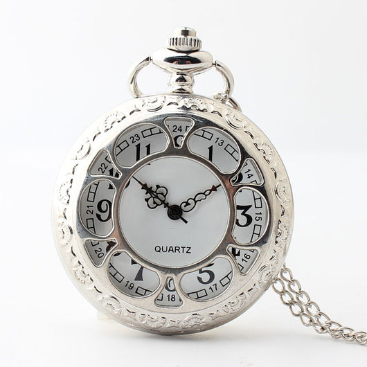 Reloj de Bolsillo Cuarzo Grande de Estilo Clásico - Image 3