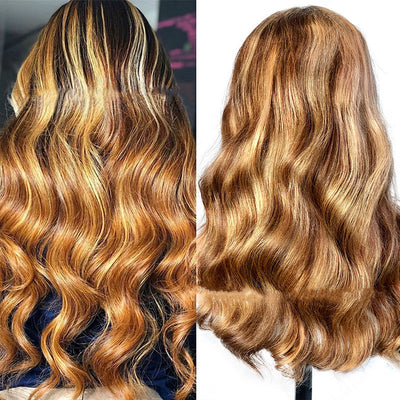 Peluca Brasileña Onda Corporal 13x4 Encaje Frontal P427 - Cabello Natural - Image 9