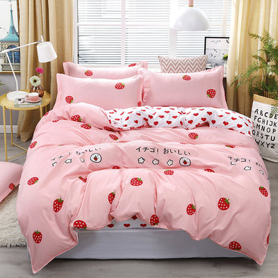 Juego de Cama de Algodón y Aloe de Cuatro Piezas - Image 8