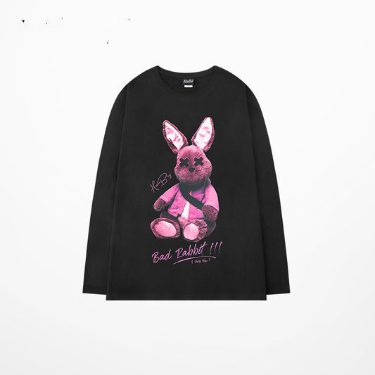 Camiseta Manga Larga Unisex Estilo Coreano National Tide