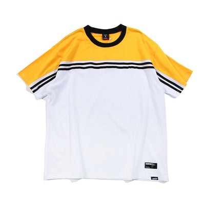 Playera Manga Corta con Costuras Combinadas - Image 2