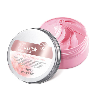 Mascarilla de Barro de Flor de Cerezo Japonés Lai Kou 80g - Hidratante y Nutritiva - Image 5