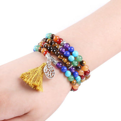 Pulsera artesanal de cuentas de 6mm - Image 5