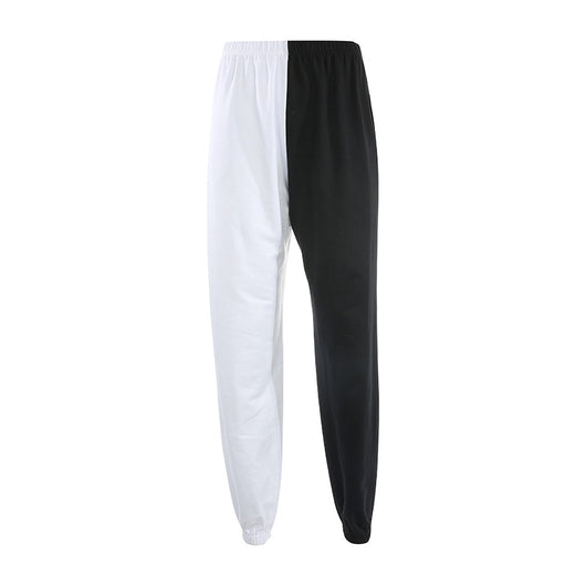Pantalones de Corte Moderno con Costuras Combinadas - Image 9