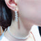 Sterling Silver Gold plated natural Small pearl necklace clavicle chain Earrings
