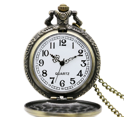 Reloj de Bolsillo Vintage Estilo Fuerza Aérea con Movimiento de Cuarzo - Image 6