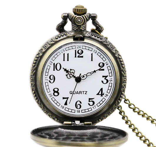 Reloj de Bolsillo Vintage Estilo Fuerza Aérea con Movimiento de Cuarzo - Image 6