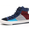 Zapatillas Altas Colorblock para Hombre - Estilo Urbano Moderno